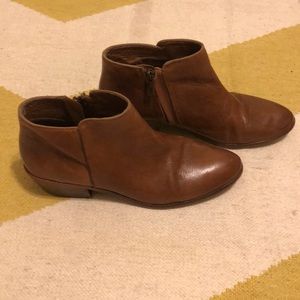 Sam Edelman Brown Leather Booties